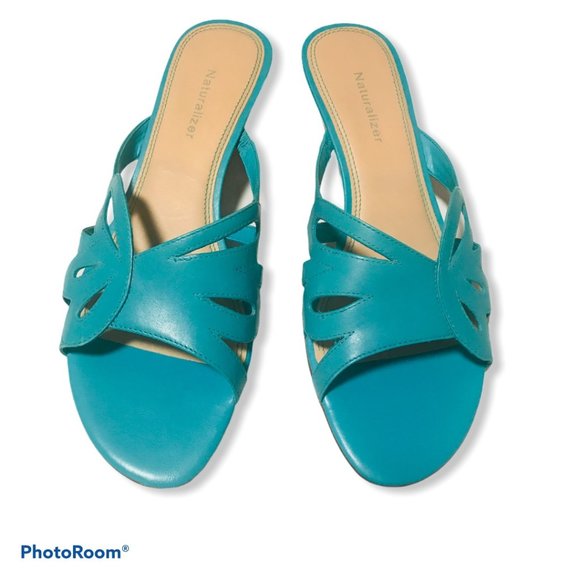 Naturalizer Shoes - Naturalizer slides - Turquoise